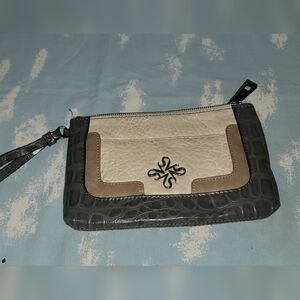 Simply Vera Vera Wang Classic Neutral Wristlet Clutch - Cream, Taupe & Gray
